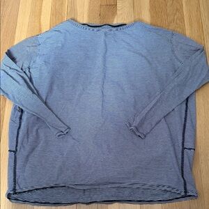 lululemon athletica Striped Long Sleeve Tee